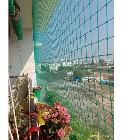 Hdpe Balcony Safety Net Installation Service At Rs 14sq Ft सेफ्टी