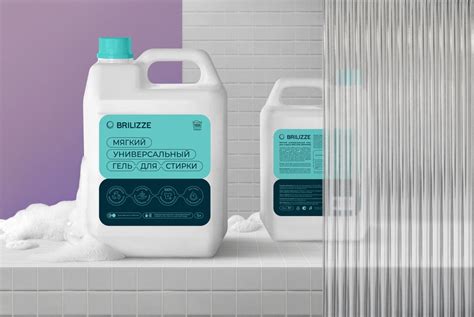 Кейс: Дизайн этикетки геля для стирки Brilizze | GreenMars