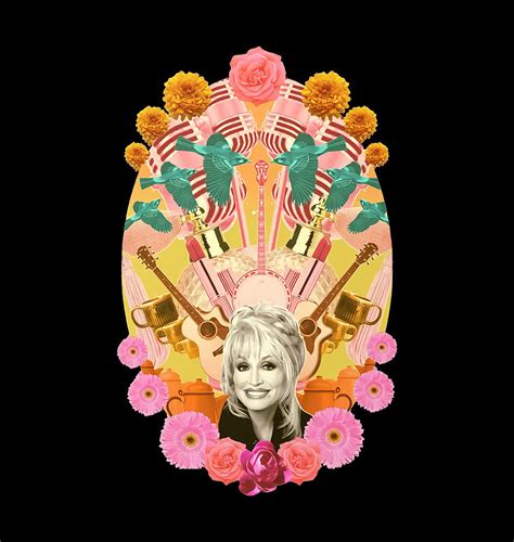 Dolly Parton Art Digital Art by Mia Douglas - Pixels