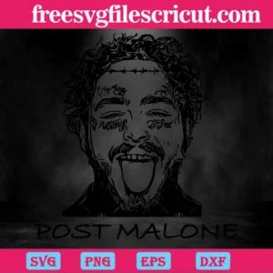 Post Malone Tattoos Png, Transparent Background Files - free svg files ...