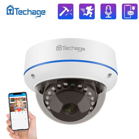Камера видеонаблюдения Techage XM-PT825 2560×1440 2K - купить по низким ...