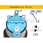 Przycisk Chwilowy Bia Y Led V Elstat Automatyka