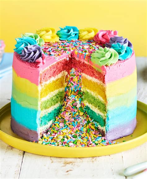 Aggregate More Than 52 Rainbow Cake Images Latest In Daotaonec