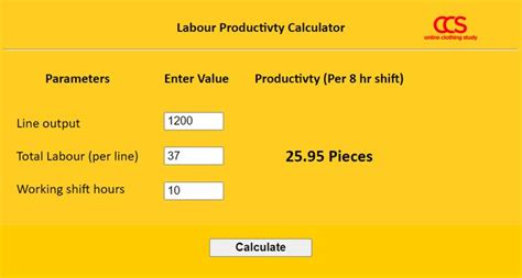 how to calculate labour cost per hour