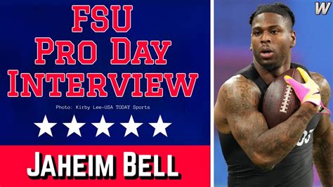 Jaheim Bell FSU Pro Day Interview FSU Football NFL Draft Warchant