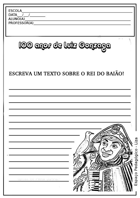 Muitas Atividades Sobre Luiz Gonzaga Espa O Educar