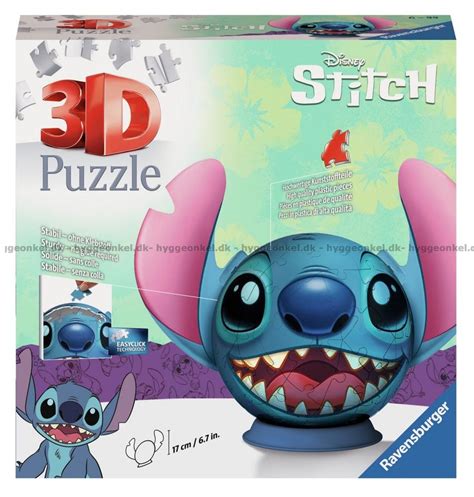 3D Disney Stitch 72 Brikker Puslespill Ravensburger 11574