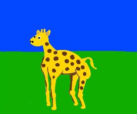 Giraffe with short neck - Drawception