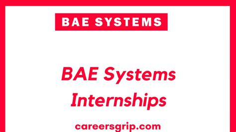 Bae Systems Internship Careers Grip