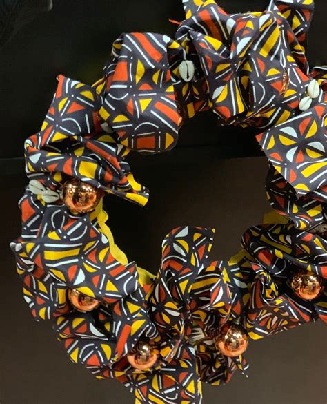 African Wreath Kwanzaa Wreath Black History Wreath Etsy Uk