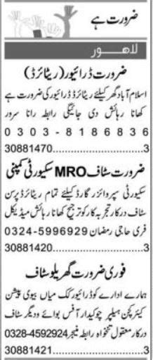 Security Supervisor Guard Kitchen Helper Jobs Job