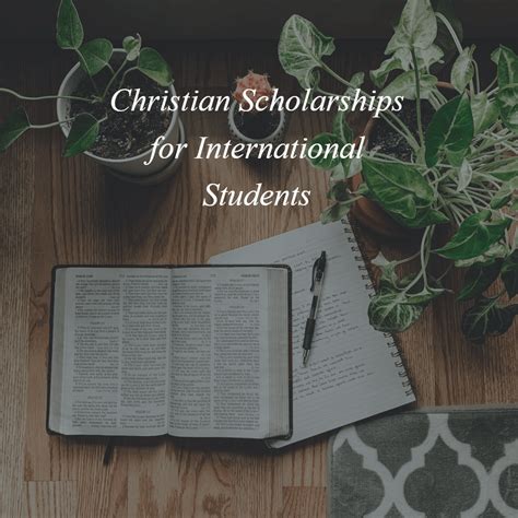 Christian Scholarships for International Students - International Scholarships