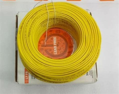 Polycab Sqmm Fr Lsh Yellow House Wire Wire Size Sqmm At