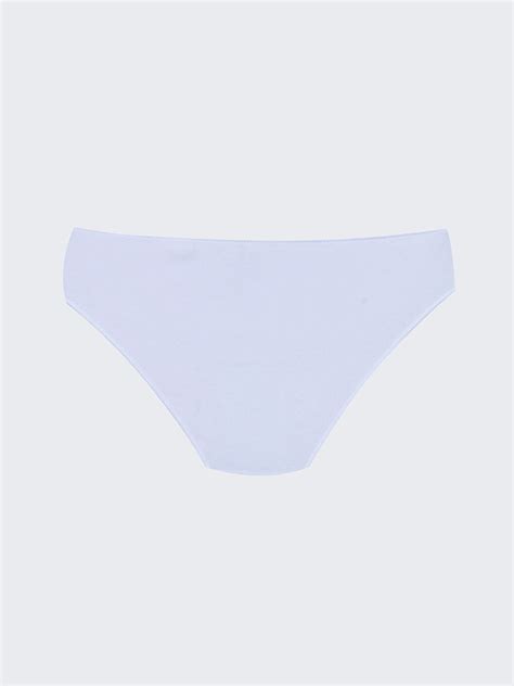 BEYAZ Düz Bikini Külot W24941Z8 E5X LCW