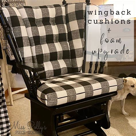 Wingback Rocker Replacement Cushions 4 Post Rocker Cushions Canadian Rocker Cushions