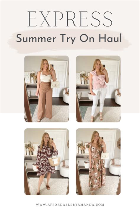 Express Summer Try On Haul Affordable By Amanda