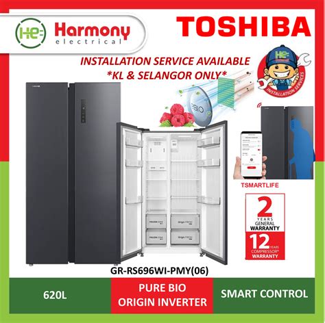 FREE DELIVERY KLANG VALLEY ONLY TOSHIBA GR RS696WI PMY 06 Side By