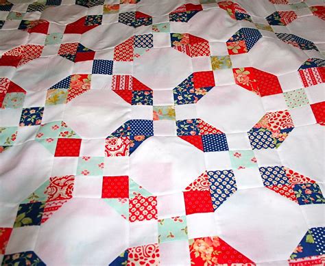 Scrappy Vintage Feel Snowball Quilt I Am Happy With Its Progress