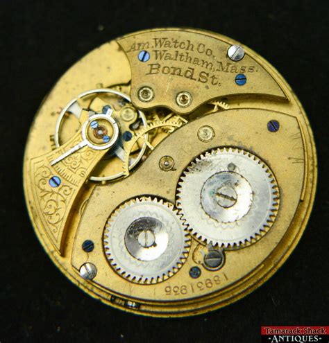 1913 Waltham Grade Bd St 7J 14s Model 1897 Pocket Watch Movement 4