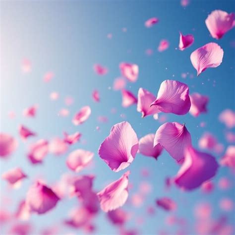 floating pink petals image petals flowers pink