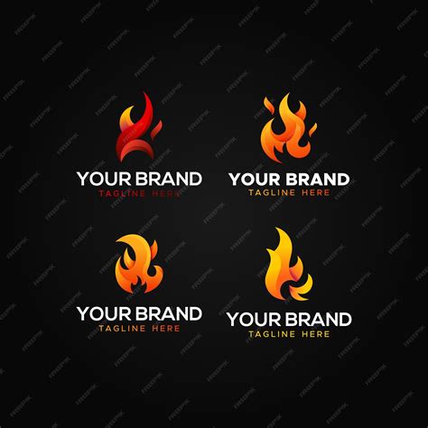 Premium Vector | Gradient logo template vector