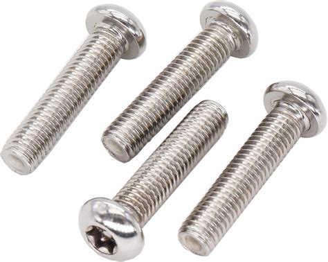 Uxcell M4x14mm 304 Stainless Steel Button Head Torx Tamper Resistant Screws 30pcs