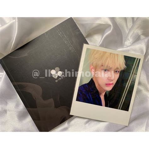 BTS Album Wings With V Taehyung Polaroid Shopee Philippines