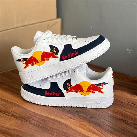 Red Bull Air Force Custom Nike Shoes Air Force Custom Sneakers