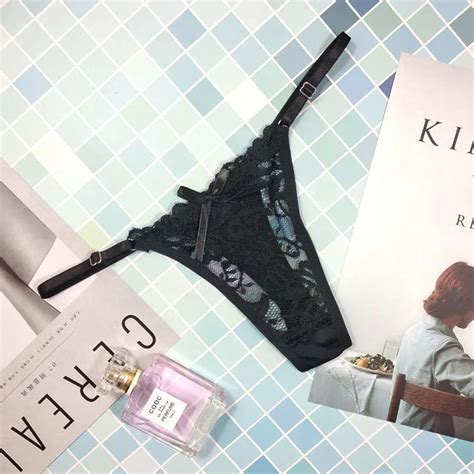 Billionm Women Thongs And G Strings Mini Thong Underwear Lace Panties Transparent Lingerie