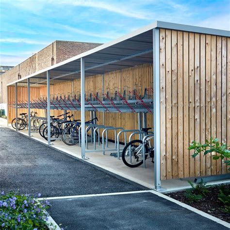 Premium Amazon Two Tier Cycle Shelter - The Bike Storage Company