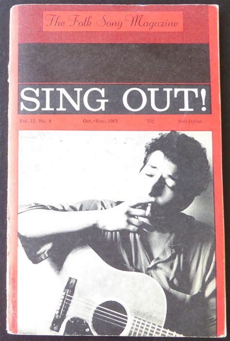 Sing Out The Folk Song Magazine Vol 12 No 4 Oct Nov 1962 Bob Dylan