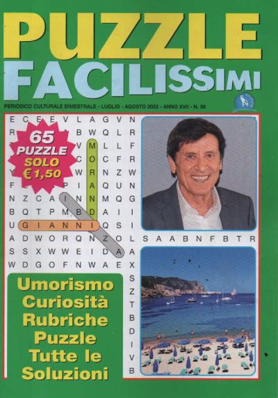 Puzzle Facilissimi N 98 Bimestrale Luglio Agosto 2023 65