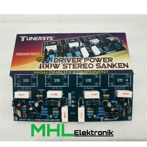 Jual Kit Driver Power Amplifier Watt Stereo Sanken Tunersys Type Pd