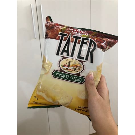 Bim bim Oishi snack khoai tây miếng hương vị thịt nướng 35g