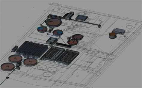 Schematic Of Wastewater Treatment Plant - Circuit Diagram