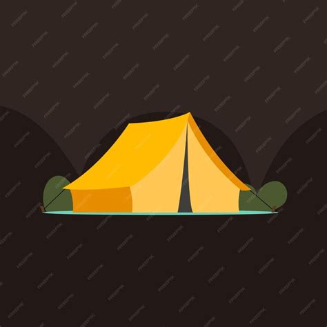 Premium Vector | Vector camping tent