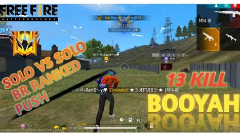 Solo Vs Squad Unstoppable Br Ranked Gameplay Greana Free Fire 🔥