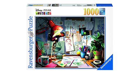 Ravensburger Disney Pixar The Artists Desk Puzzle 1000 Piece Jigsaw