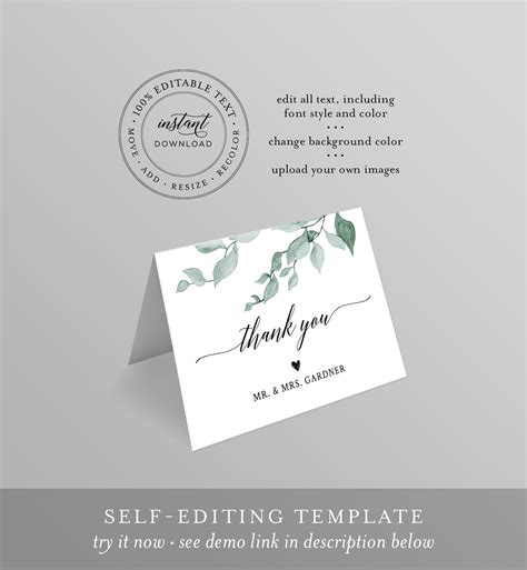 thank you card bridal shower 5