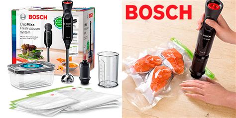 Chollazo Batidora de mano y envasadora al vacío Bosch ErgoMixx de 1 000