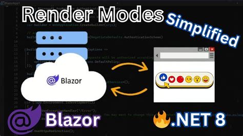 All Blazor Render Modes In 8 Explained Simply Blazor Tutorial Youtube