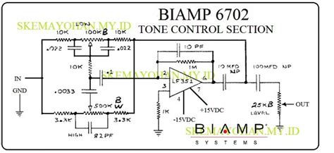 ANEKA SKEMA 8 TONE CONTROL BIAMP MIXER AUDIO SCHEMATICS