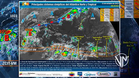 Onda Tropical 43 Generará Precipitaciones Este Miércoles