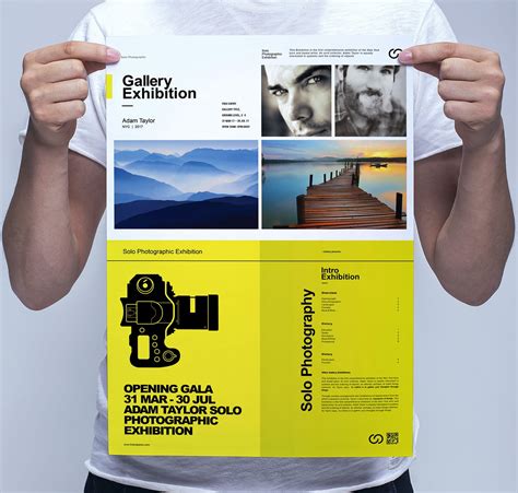 Photography Exhibit Poster Template for Photoshop & Illustrator ...