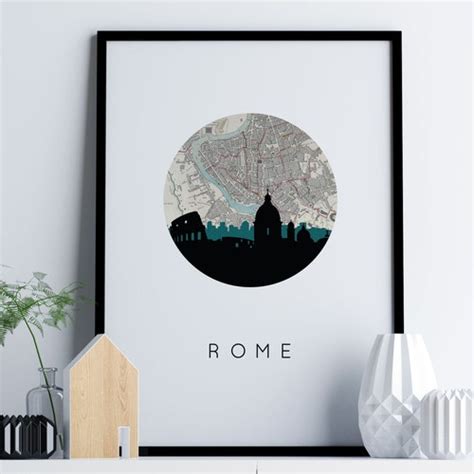 Moon Phase Print Set Of 3 Prints Above Bed Poster Digital Etsy