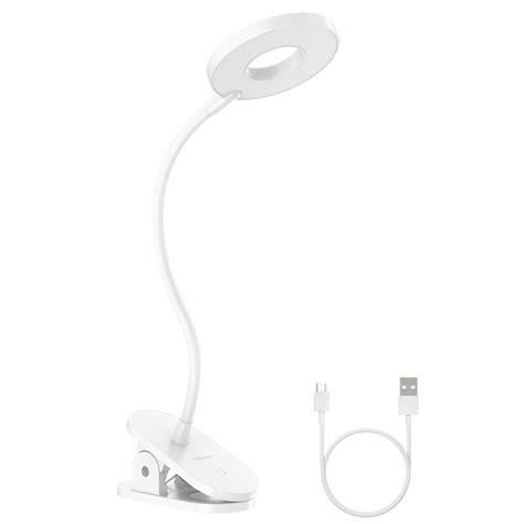 LED настолна лампа Yeelight, Регулируема яркост, 5W, USB, Сензорно ...