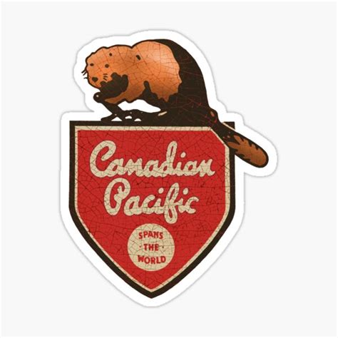 Canadian Vintage Railroad Sticker For Sale By BarnFindDave Redbubble