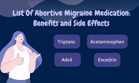 Abortive Migraine Medications: Benefits And Side Effects