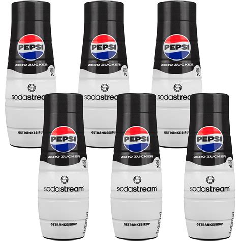 6X SYROP SODASTREAM PEPSI MAX BEZ CUKRU 440 ML KONCENTRATY DO