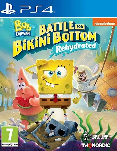 SpongeBob SquarePants Battle For Bikini Bottom Rehydrated PS4 PS5 Backwards Compatible